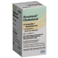 Roche Accutrend Cholesterol Strips (25 Strips)