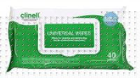 Clinell Universal Wipes - Medium (200mm x 200mm) x 40(PACK OF 10)