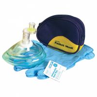 Laerdal Pocket Mask without 02 Inlet Blue Soft Pouch