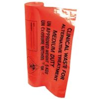 Orange Clinical Waste Sacks (Medium Duty) x 25