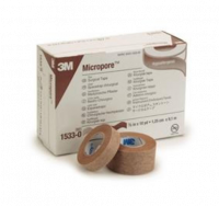 Microporous Tape 2.5cm x 10m Tan x 12