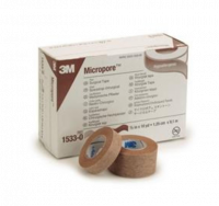 MicroporeTape Tan 1.25cm x 9m - 24pk